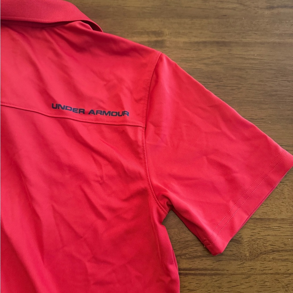 Under Armour Red Polo Shirt